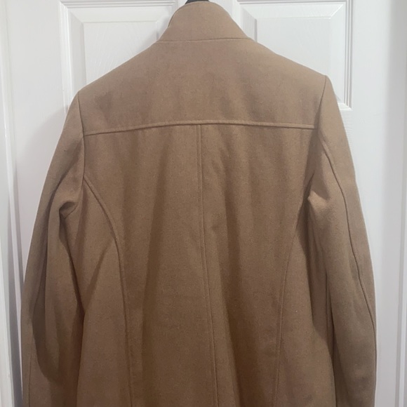 Men’s 3/4 length Pea coat in fashionable shade of Camel - Picture 5 of 7